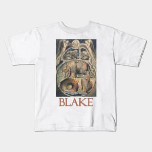 Behemoth and Leviathan by William Blake Kids T-Shirt